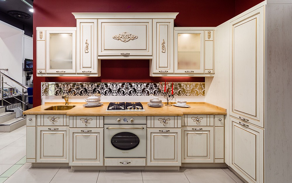 Кухня Катарина с патиной