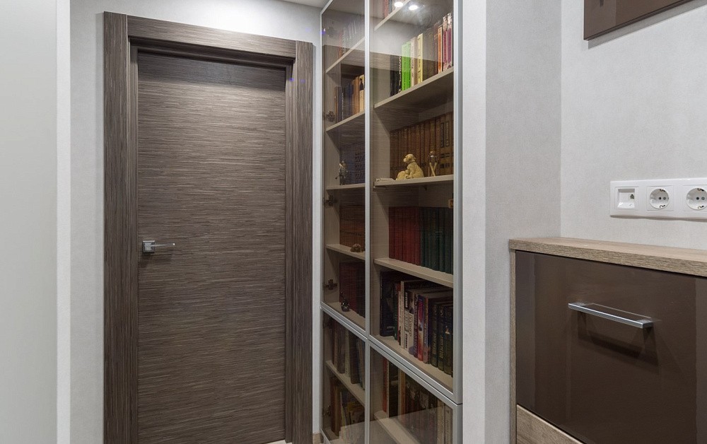 Гостиная и спальня в светлых тонах