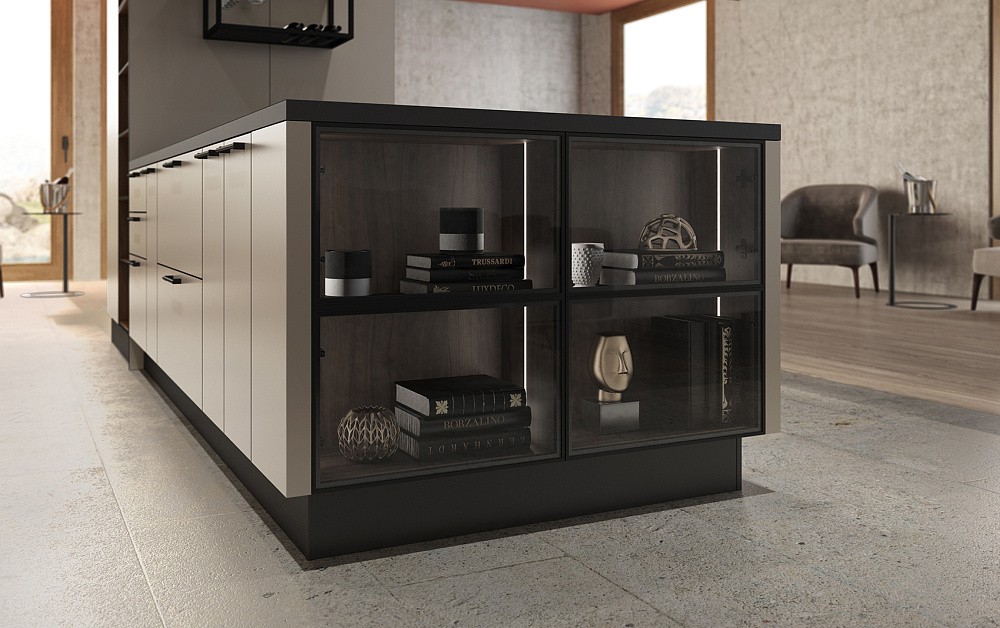 Кухня Ханна Блэк минимализм