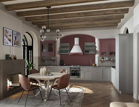 Современная дизайнерская кухня