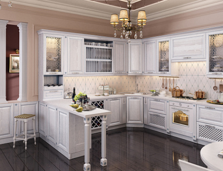Современные светлые кухни