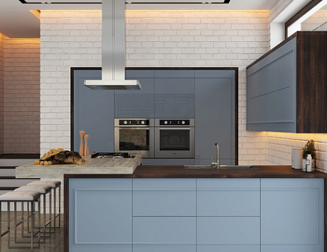 Синяя кухня