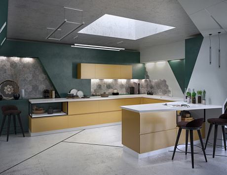 Желтая кухня в Казани