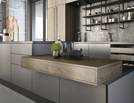 Коричневая кухня в Санкт-Петербурге