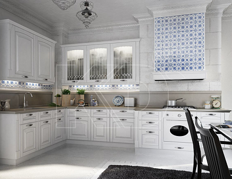 Белая кухня современная классика