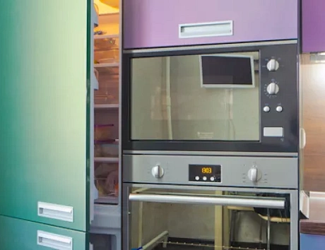 Фиолетовая кухня в Егорьевске