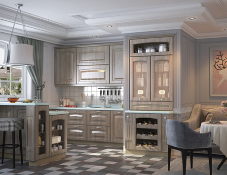 Кухни в стиле неоклассика