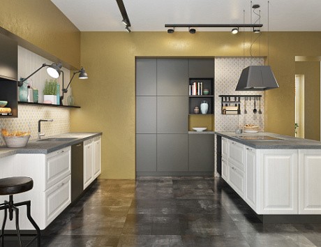 Серая кухня в Егорьевске