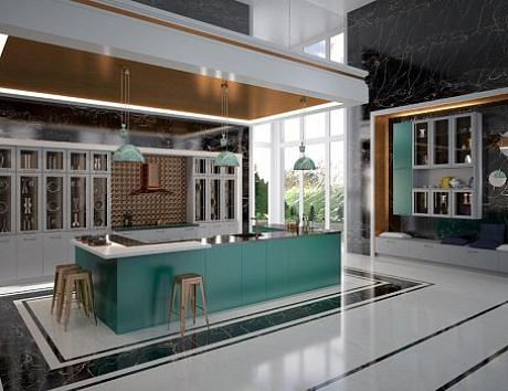 Модная кухня с островом