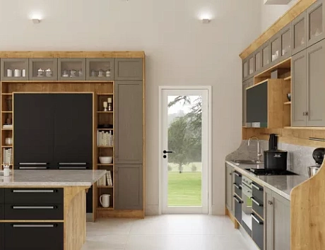 Серая кухня в Самаре