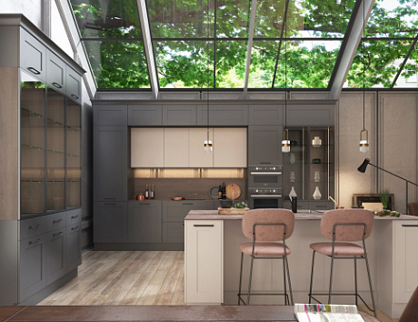 Коричневая кухня в Мурманске