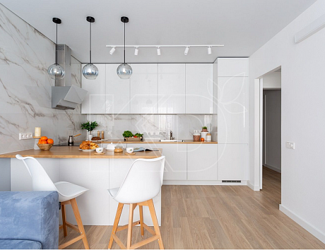 Белые кухни в современном стиле