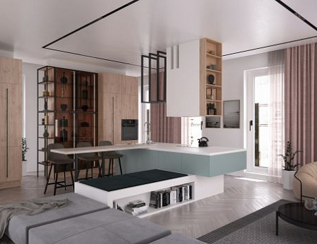 Кухня в скандинавском стиле IKEA