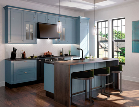 Синяя кухня в Тольятти