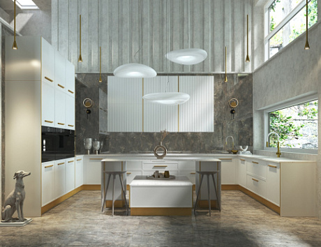 Белая кухня в Кирове