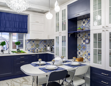 Синяя кухня в Тольятти