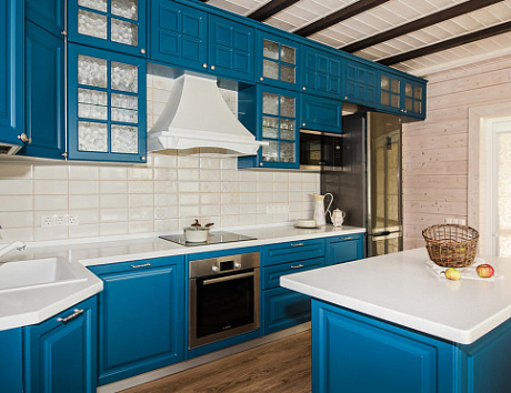 Синяя кухня в Наро-Фоминске