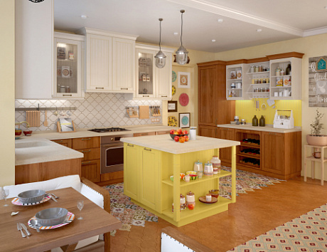 кухни из массива