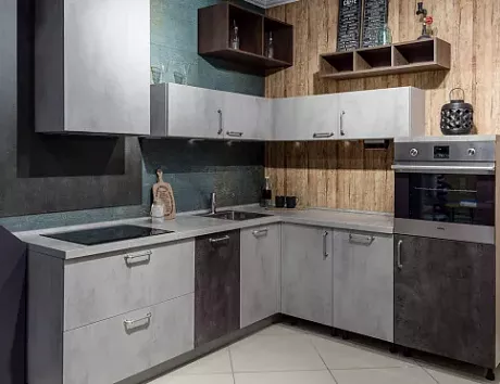 Серая кухня в Егорьевске