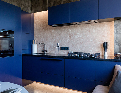 Синяя кухня в Наро-Фоминске