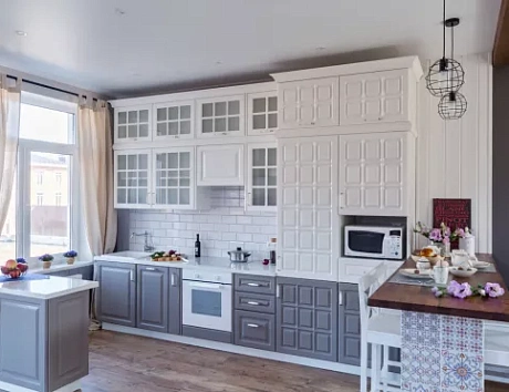 Серая кухня в Нижнем Новгороде