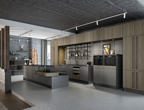 Коричневая кухня в Чите