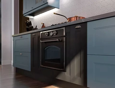 Синяя кухня в Санкт-Петербурге