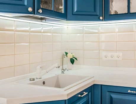 Синяя кухня в Тольятти