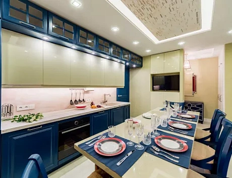 Синяя кухня в Тольятти