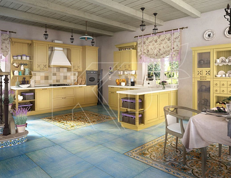 П-образный гарнитур для кухни