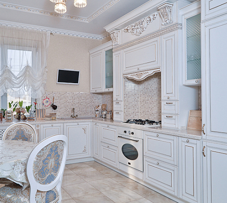Кухня Виконт белый