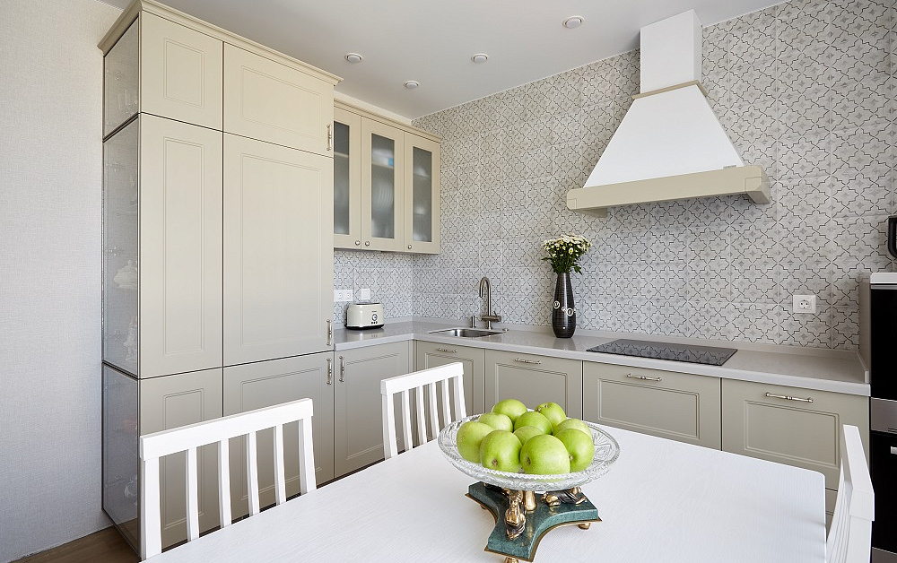 Кремовая кантри-кухня