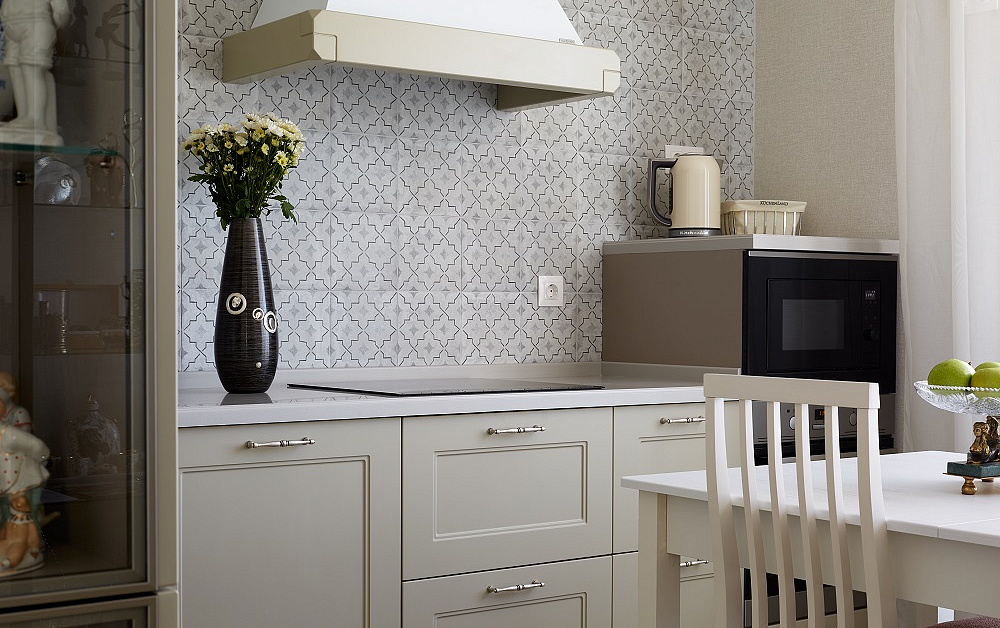 Кремовая кантри-кухня